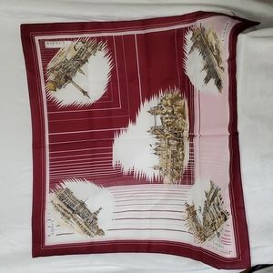 London Landmark Polyester Scarf Made In Italy